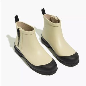 Madewell Zip-Up Lugsole Rainboot
